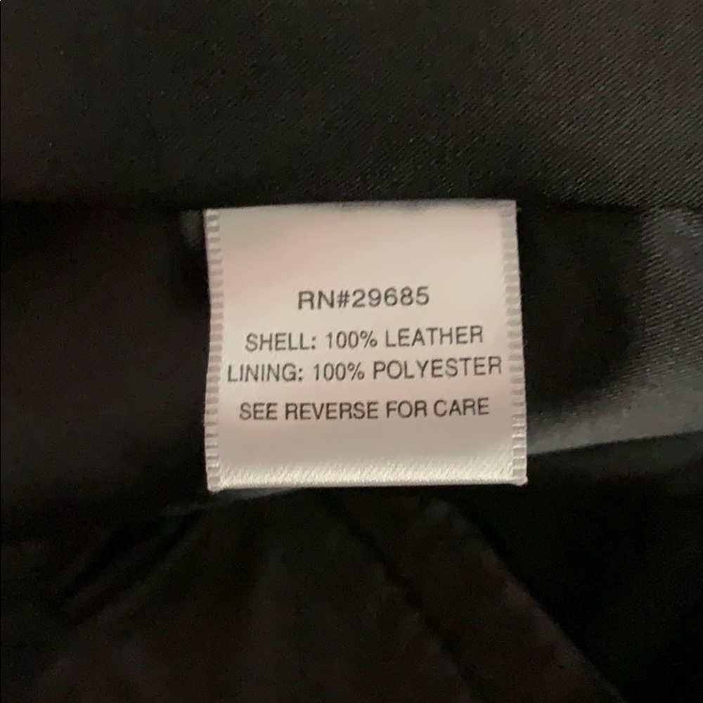 Pendleton Black Leather Button Jacket - image 6